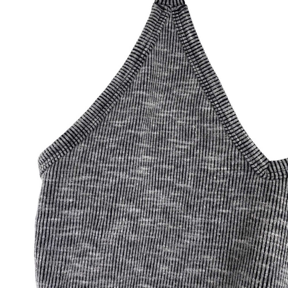 Blu Pepper Ribbed Cropped Tank Top Large - Picture 2 of 5